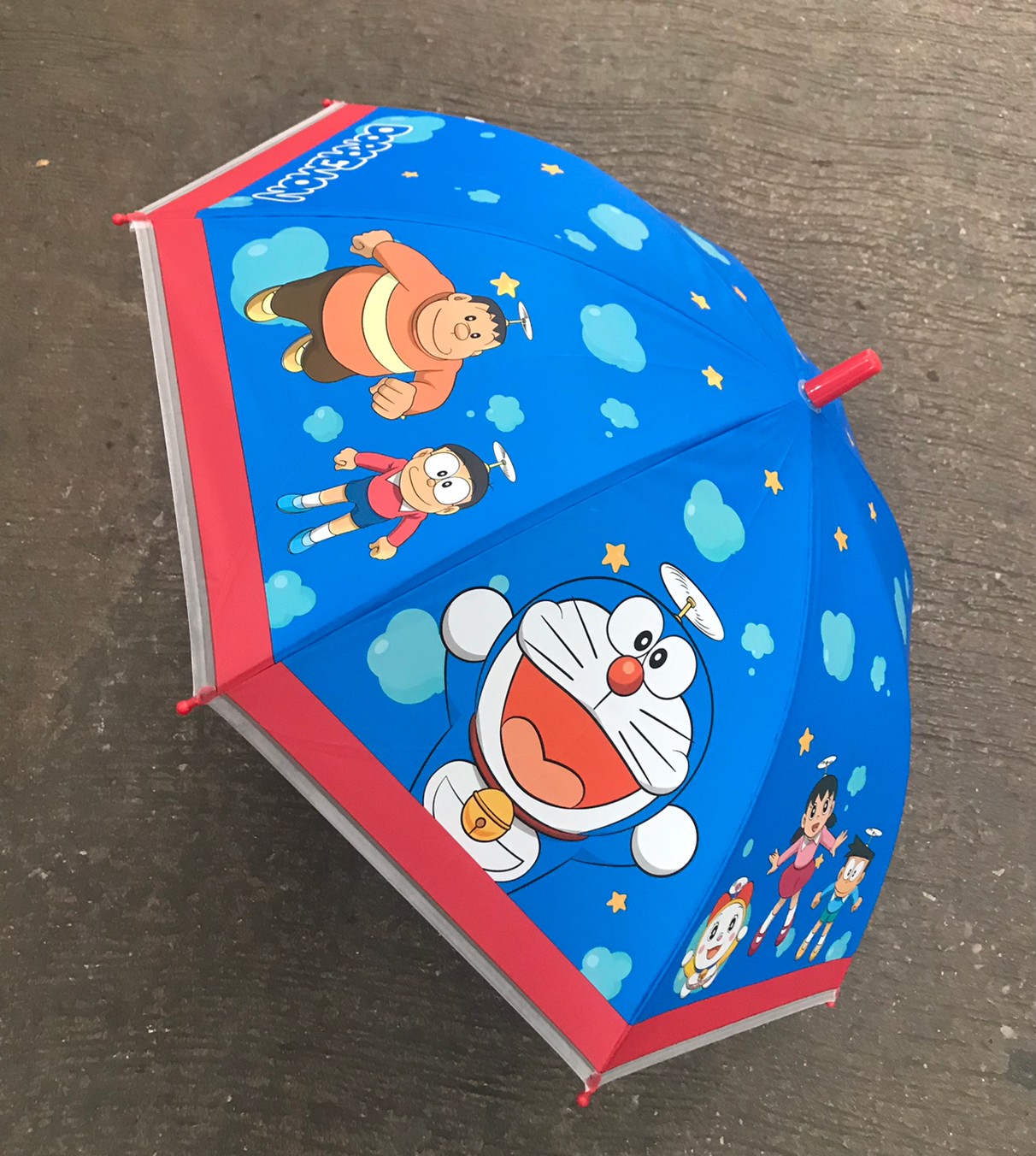 ร่มกันฝน ร่มโดเรม่อน Doraemon ด้านในมี UV 19 นิ้ว