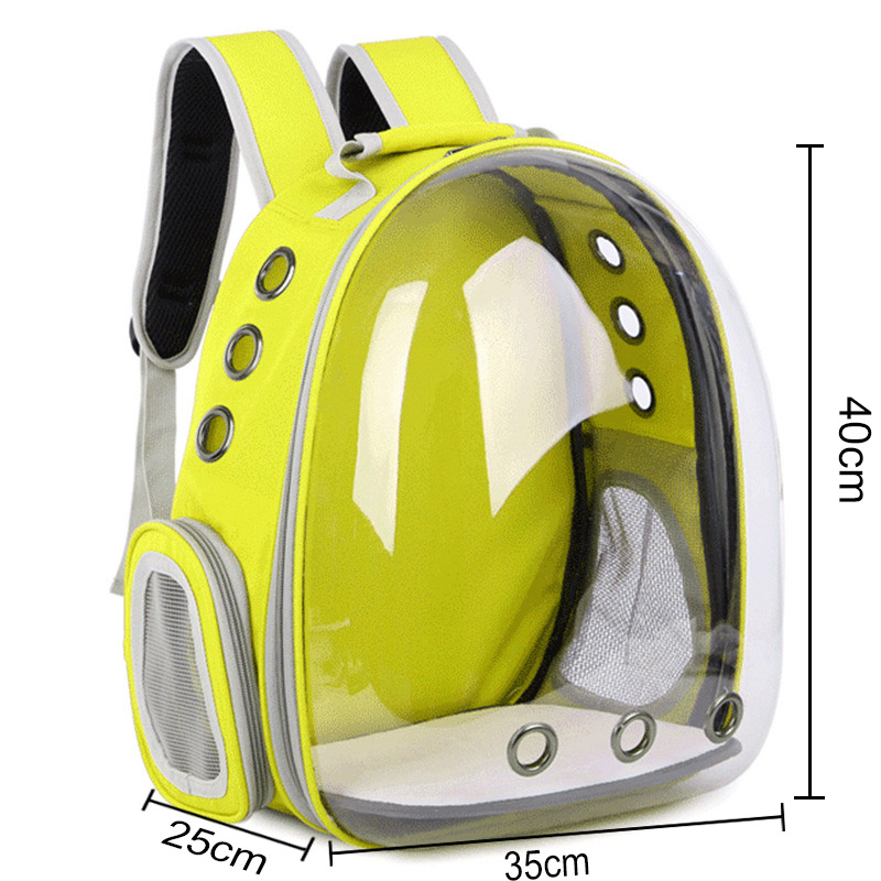 Pet Space Bag กระเป๋าใส่สัตว์​เลี้ยงทรงอวกาศ กระเป๋าใส่แมวและหมาแบบสะพายหลัง มี7สี #P10