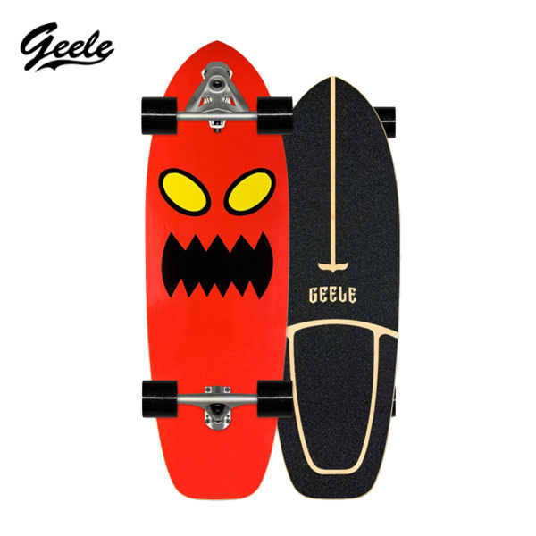 [พร้อมส่ง] Geele CX7 Surfskate - เซิร์ฟสเก็ตจีลี (CX7) แถมฟรีกระเป๋าเก็บบอร์ด (ลายชุด 1)