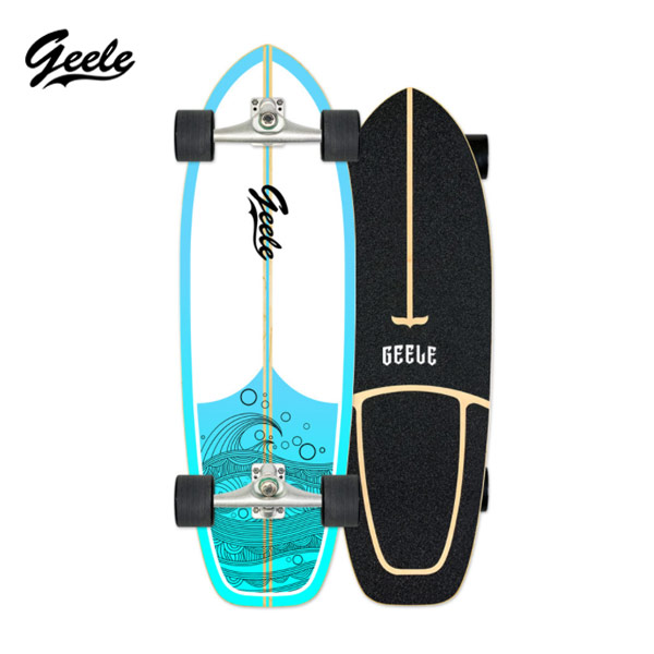 [พร้อมส่ง] Geele CX4 Surfskate - เซิร์ฟสเก็ตจีลี (CX4) แถมฟรีกระเป๋าเก็บบอร์ด (ลายชุด 2)