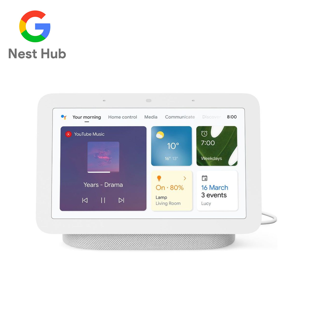 Google Nest Hub 2nd Gen Smart Home Display with Google Assistant ลำโพงอัจฉริยะพร้อมหน้าจอ รับประกันสินค้า 1 ปี By Mac Modern