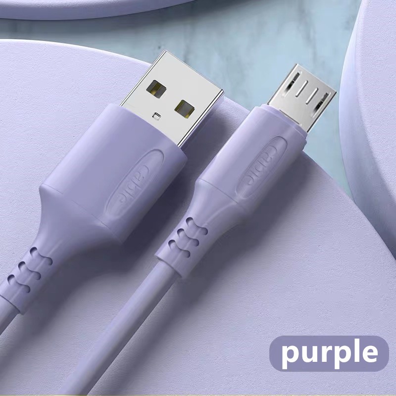 ✾  สายเคเบิลข้อมูลเหลว Android Liquid data cable Micro USB charging cable  0.25M-1.2M ชาร์จเร็ว สายชาร์จ