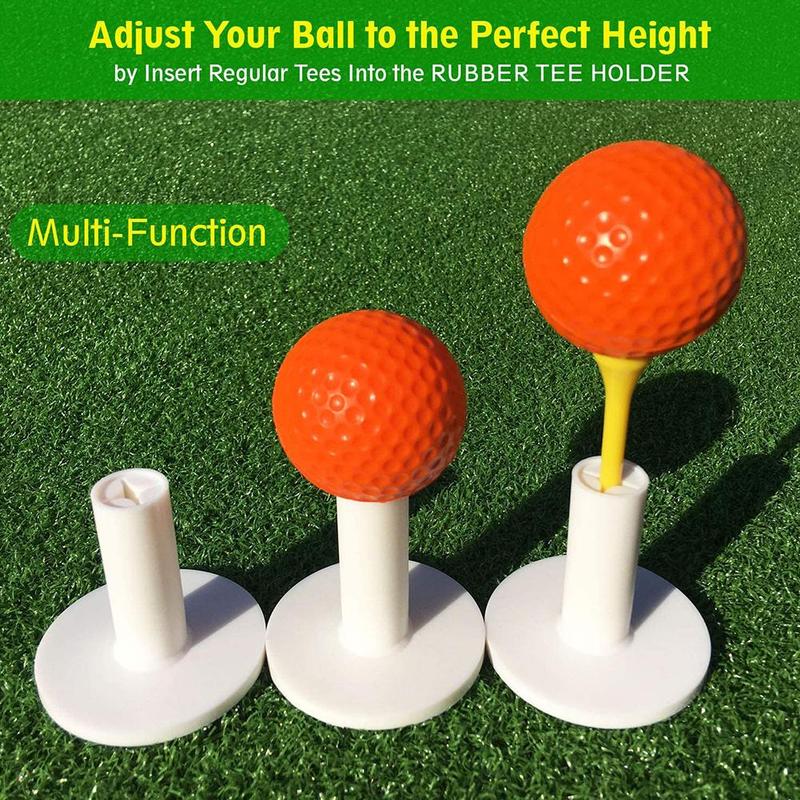 กอล์ฟใหม่ลูกบอลตัวเชื่อมฝาครอบสูงทียางพรมตีกลอง,ซอฟต์บอล 38มม.50มม.,2ประเภทสำหรับเลือก TEE N6C1