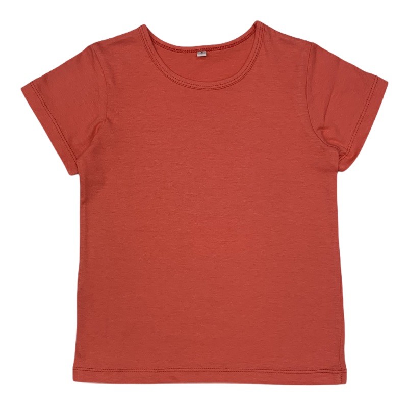เสื้อยืดคอกลมแขนสั้นเด็กชายเด็กหญิง 8สี 6ไซส์ อายุ1-11ปี ผ้าคอตตอน