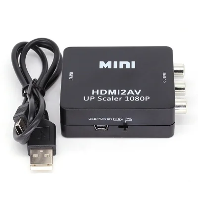 กล่องแปลง HDMI to AV (RCA) หัวแปลง HDMI เป็น AV ( HDMI to AV converter) ตัวแปลงสัญญาณ HDMI2AV#T4 (1)