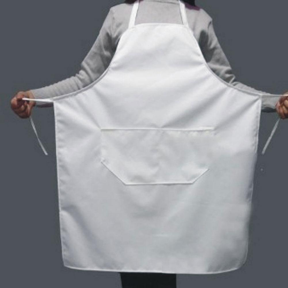 Lady Women White Apron Manufacturer Cleanroom Chef Cotton Kitchen Cotton
