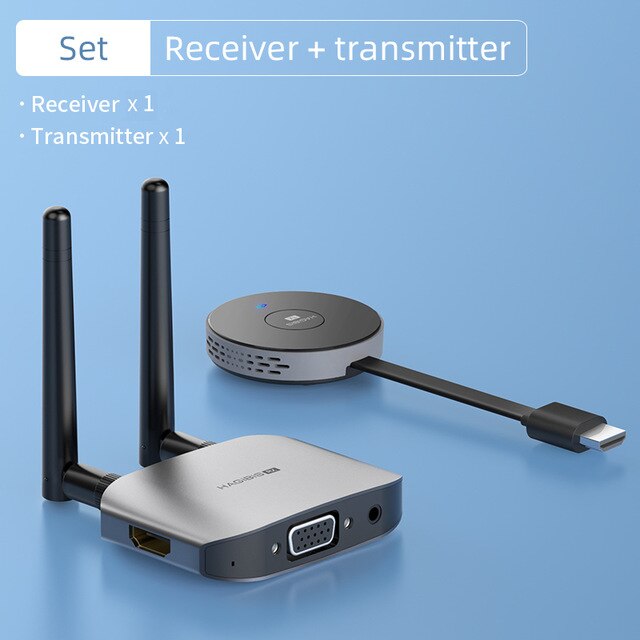 Wireless HDMI-compatible Video Transmitter & Receiver Extender Display Adapter Dongle for TV Monitor Projector switch PC