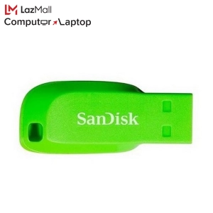สินค้า Sandisk Cruzer Blade 16GB - Electric Green (CZ50C-016GB35G) ( แฟลชไดร์ฟ  usb  Flash Drive )