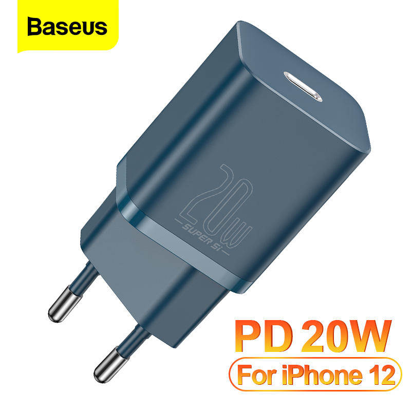 Baseus หัวชาร์จเร็ว 20W อะแดปเตอร์ชาร์จเร็ว สำหรับชาร์จ iPhone 12 Pro Max PD4.0 ipad Macbook USB C Charger ชาร์จเร็ว อแดปเตอร์ชาร์จไฟ หัวชาร์จไอแพด แม็คบุ๊ค