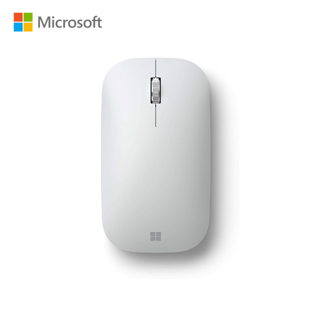 Microsoft Modern Mouse Bluetooth Silver McsAcc เมาส์มือซ้าย-ขวา เมาส์บลูทูธ ใช้งานได้อิสระแบบไร้สาย ใช้ได้กับทุกพื้นผิว สินค้ารับประกันศูนย์ไทย 1 ปี By Mac Modern