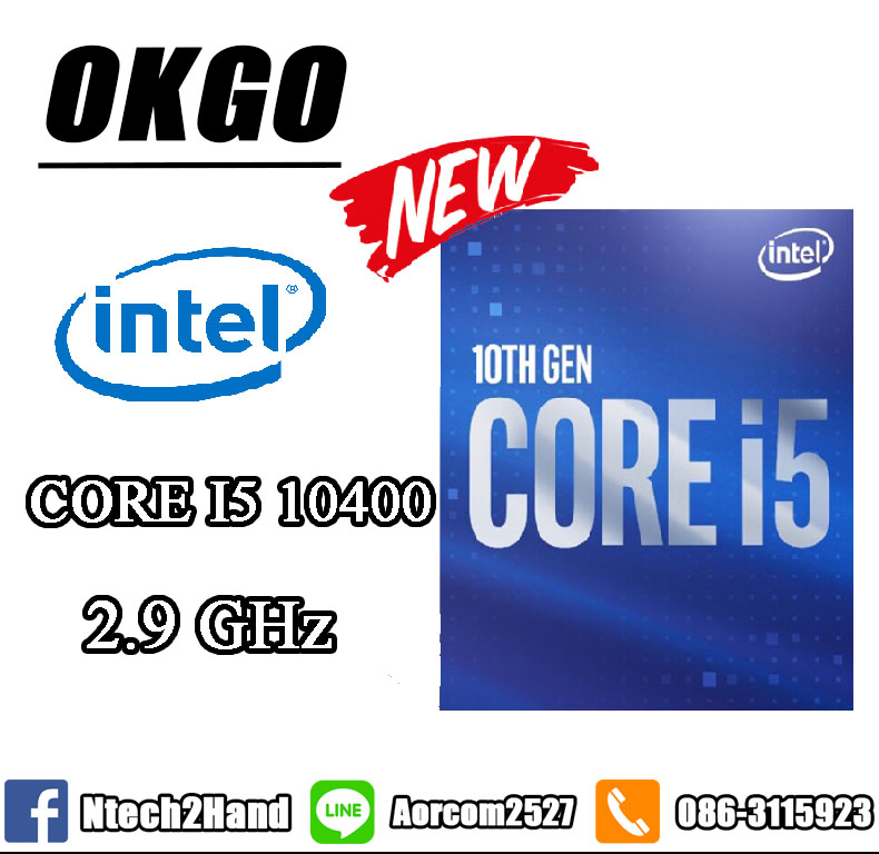 Intel Core i5-10400 i5 10400 2.9 GHz Six-Core Twelve-Thread CPU Processor  L2=1.5M L3=12M 65W LGA1200 New