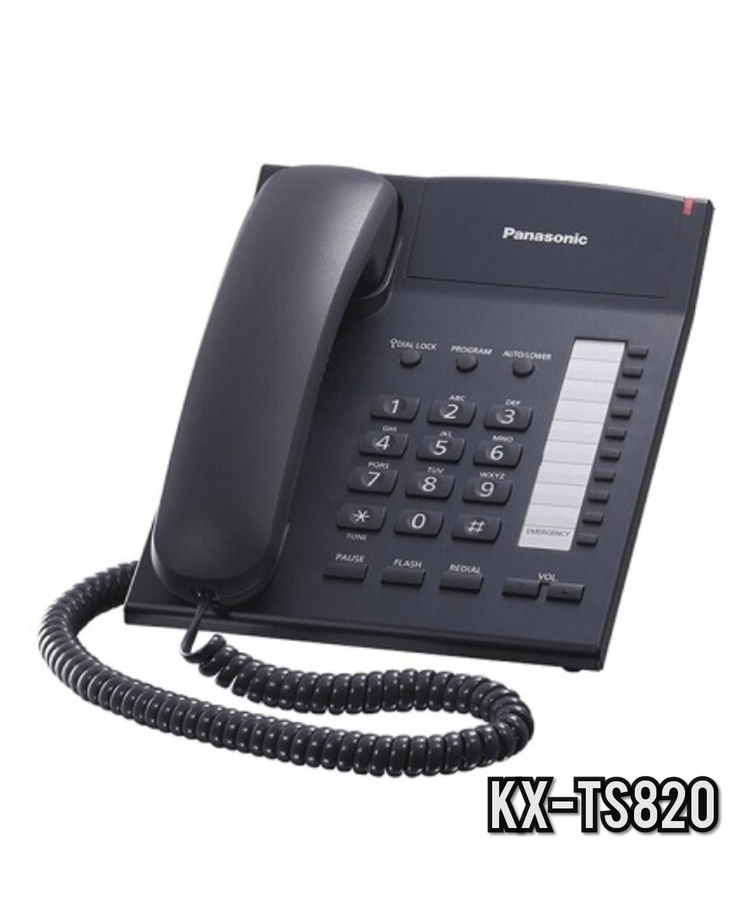 โทรศัพท์บ้าน ออฟฟิต PanasonicKX-TS820MX สีขาว/สีดำ
