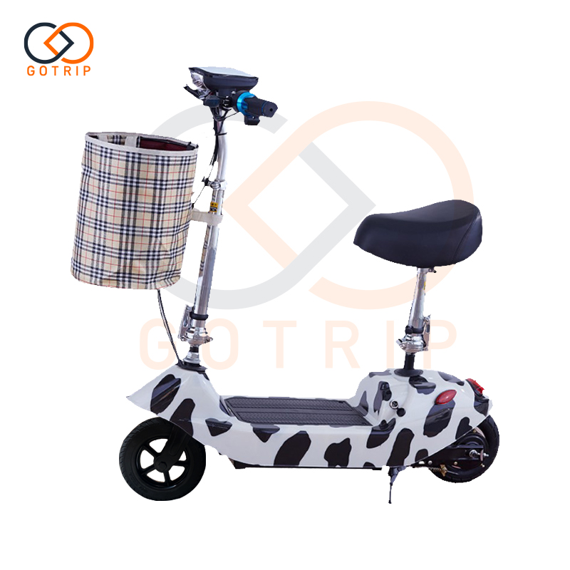 สกูตเตอร์ไฟฟ้า สกู๊ตเตอร์ Electric Scooter สกูตเตอร์อัจฉริยะ พับเก็บได้ รับน้ำหนักได้ถึง 80กก มอเตอร์120W ระยะทาง:10KM