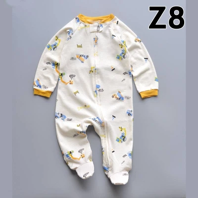 Baby Bodysuit, Baby Pyjamas with 2-way zipper (6)