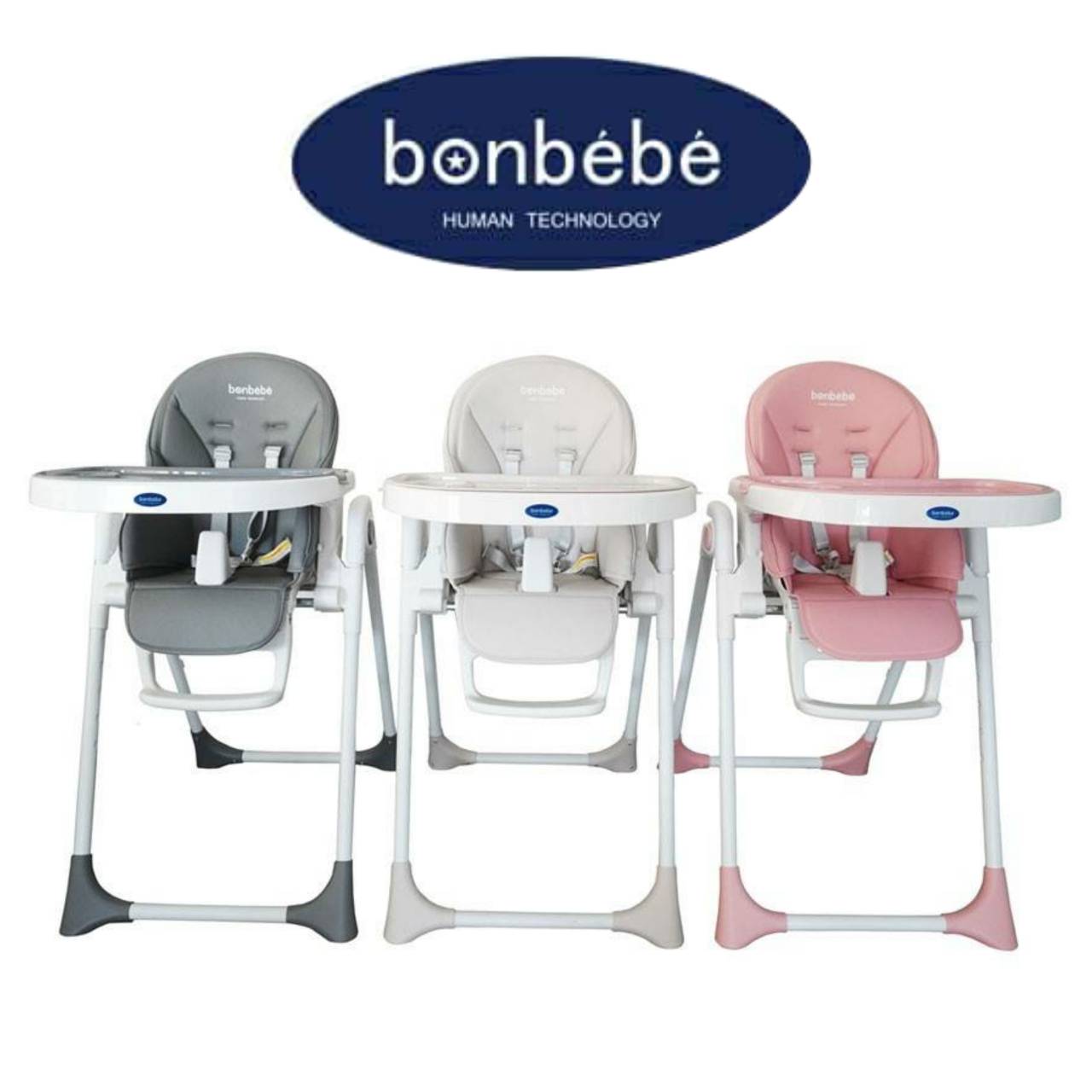 ?Bonbebeแท้ มีโค้ดลด?Bonbebe Multi-level High Chair รุ่น Simplify เก้าอี้เด็ก เก้าอี้ทานข้าวอเนกประสงค์  แบรนด์ Bonbebe ประเทศเกาหลี