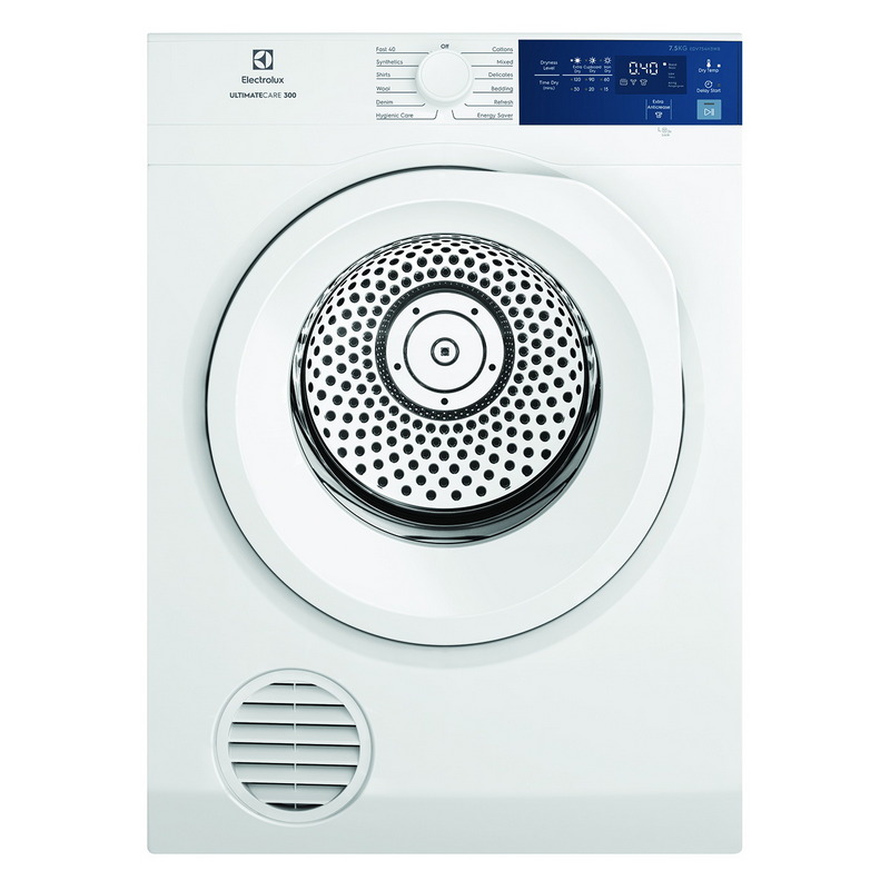 เครื่องใช้ไฟฟ้าภายในบ้าน Electrolux เครื่องอบแห้งระบบท่อลมร้อน เครื่องอบผ้าฝาหน้า (7.5 กก.) รุ่น EDV754H3WB ราคา 12,900 บาท*ส่งฟรี