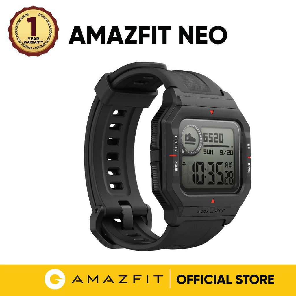 Amazfit Neo ใหม่ล่าสุด วัดการเต้นหัวใจ นาฬิกาออกกำลังกาย นาฬิกาอัจฉริยะ สมาร์ทวอทช์ คู่มือภาษาไทย ประกัน 1 ปี พร้อมส่ง