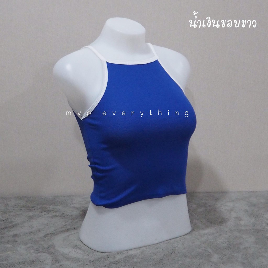 Hot สายเดี่ยววินเทจ ตัวละ 29฿ 4 ตัว 100฿ พร้อมส่ง เลื่อนดูสีด้านขวา