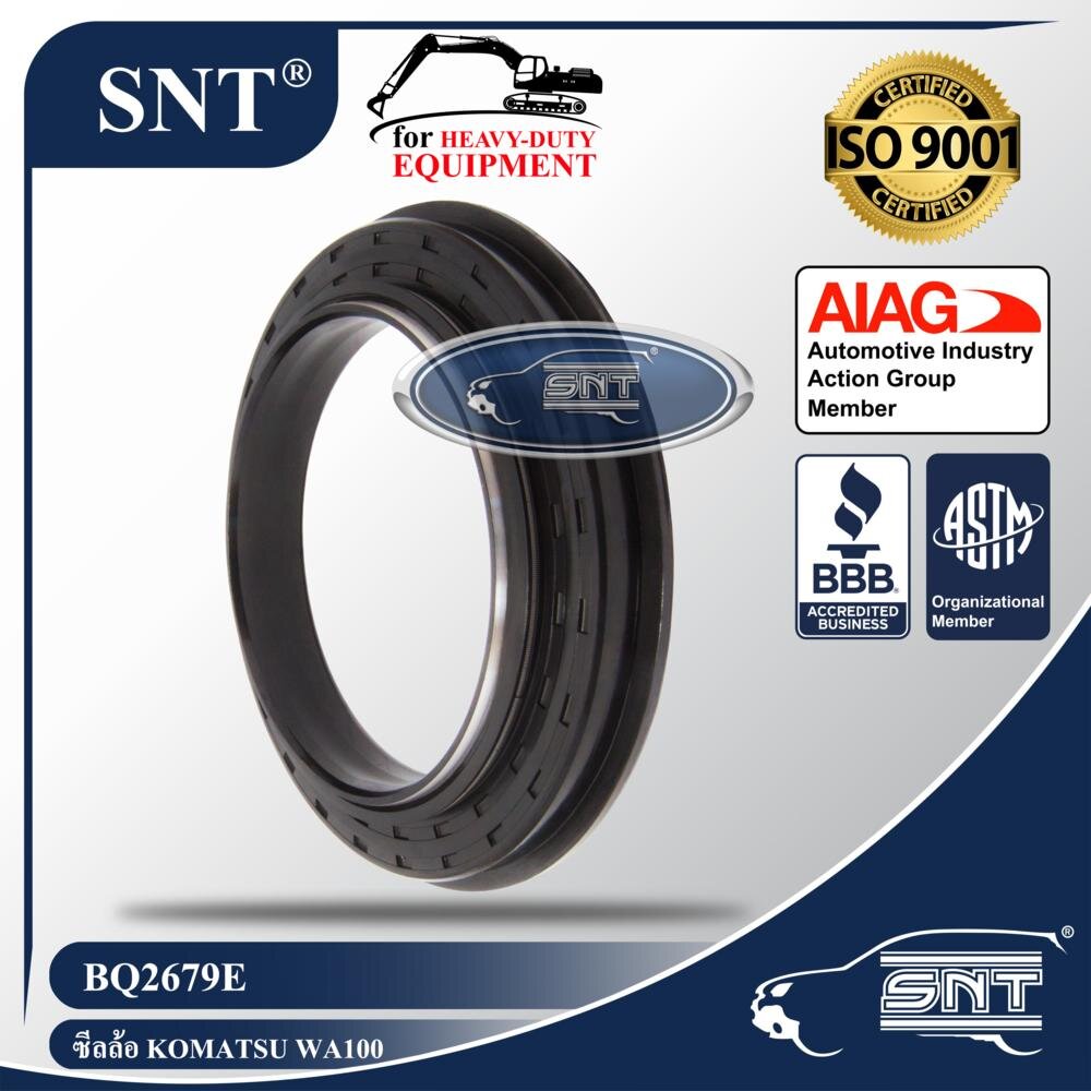 SNT ซีลล้อ, Oil Seal - KOMATSU ( โคมัตสุ ) รุ่น WA100 P/N BQ2679-E0, 417-22-12460,4172212460 ราคา 350 บาท*ส่งฟรี