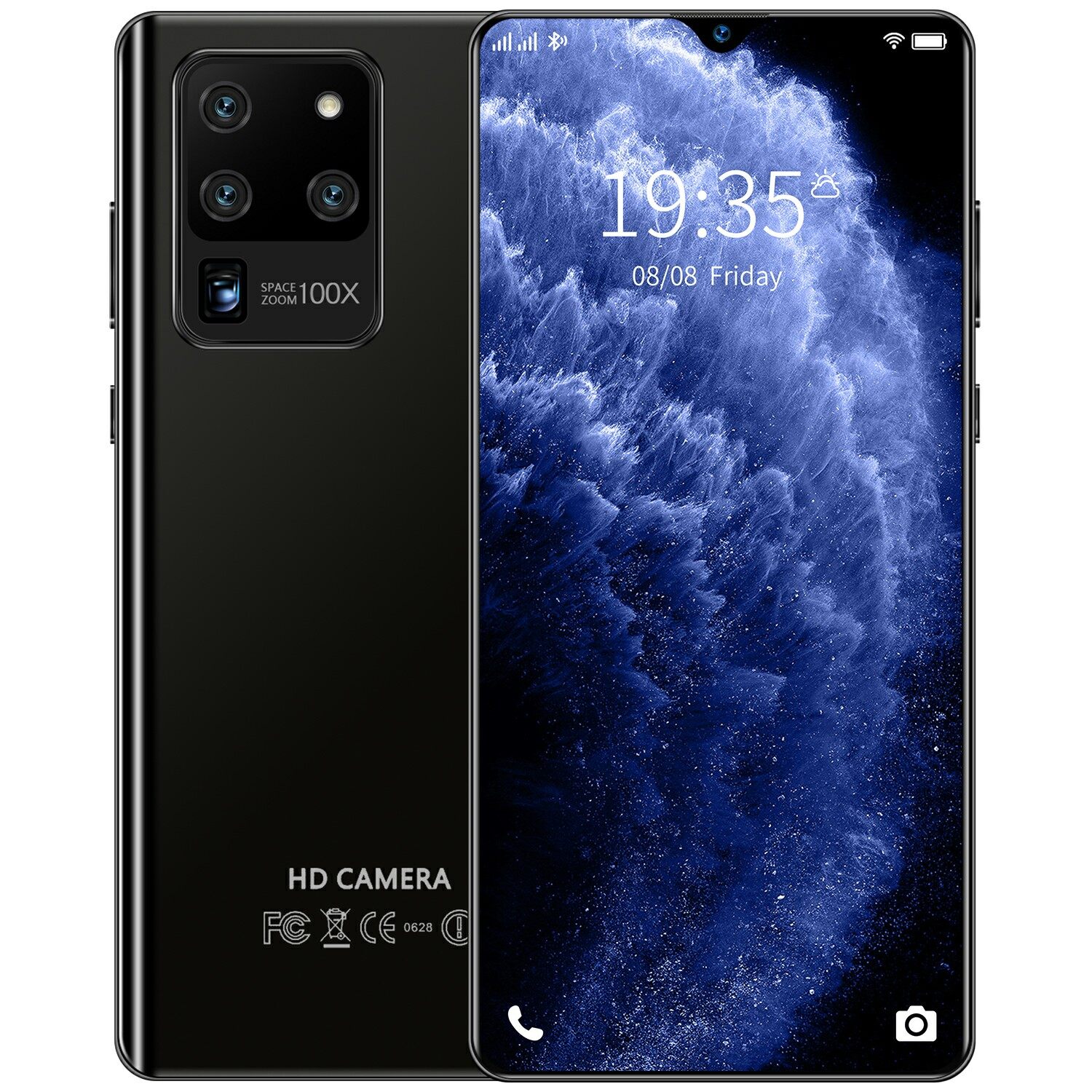 Samsung S20U+ smartphone โทรศัพท์ราคาถูก สมาร์ทโฟนหน่วยความจำ 512G จอ 7.2นิ้ว HD เต็มหน้าจอ แบตเตอรี่ 4800 mAh ถ่ายภาพ โทรสัพราคาถูก ชาร์จไว ชมภาพยนต์เกม