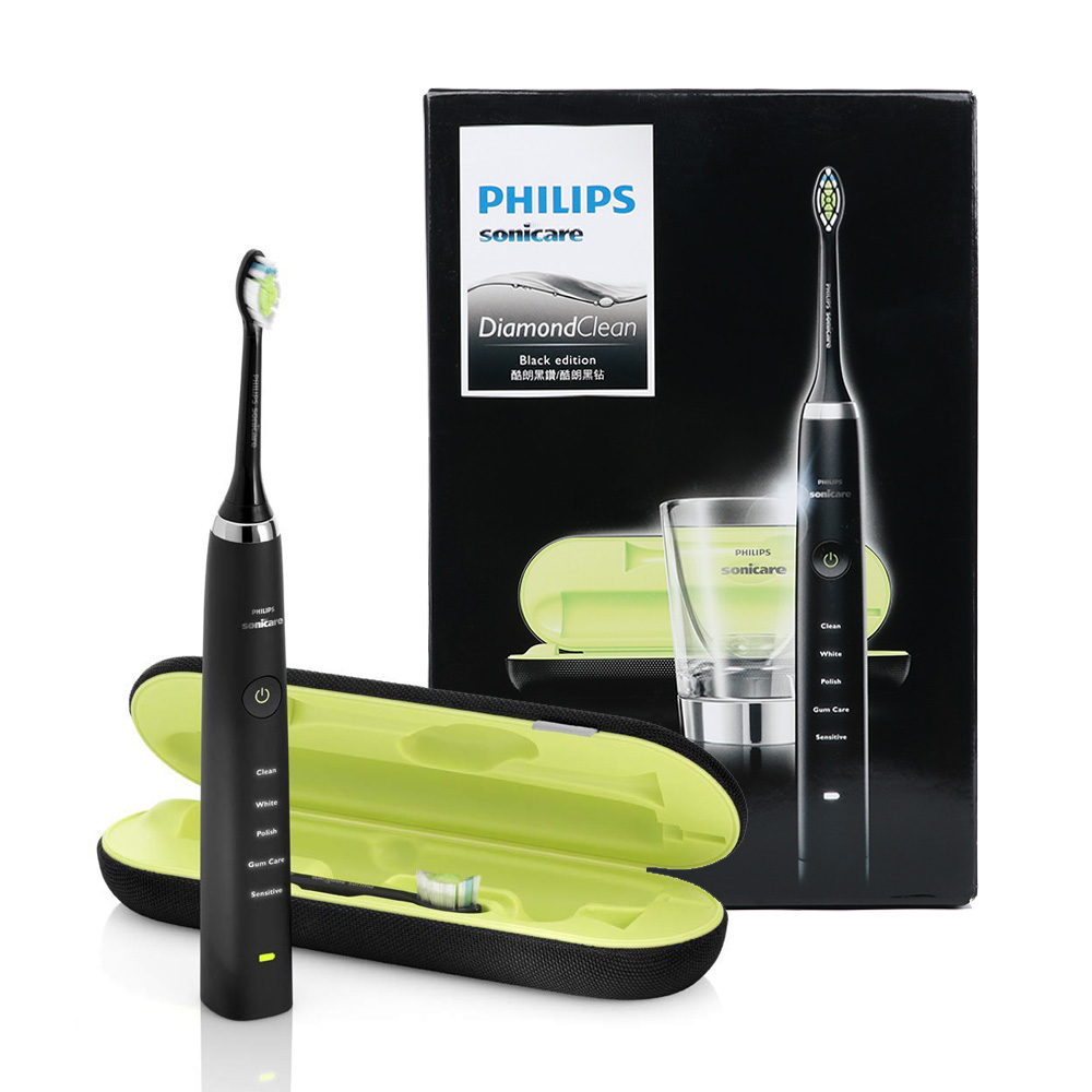 แปรงสีฟัน PHILIPS SONICARE Diamond  Clean Sonic Electric Rechargeable Sonic Toothbrush HX9352 Black HX9362 Pink