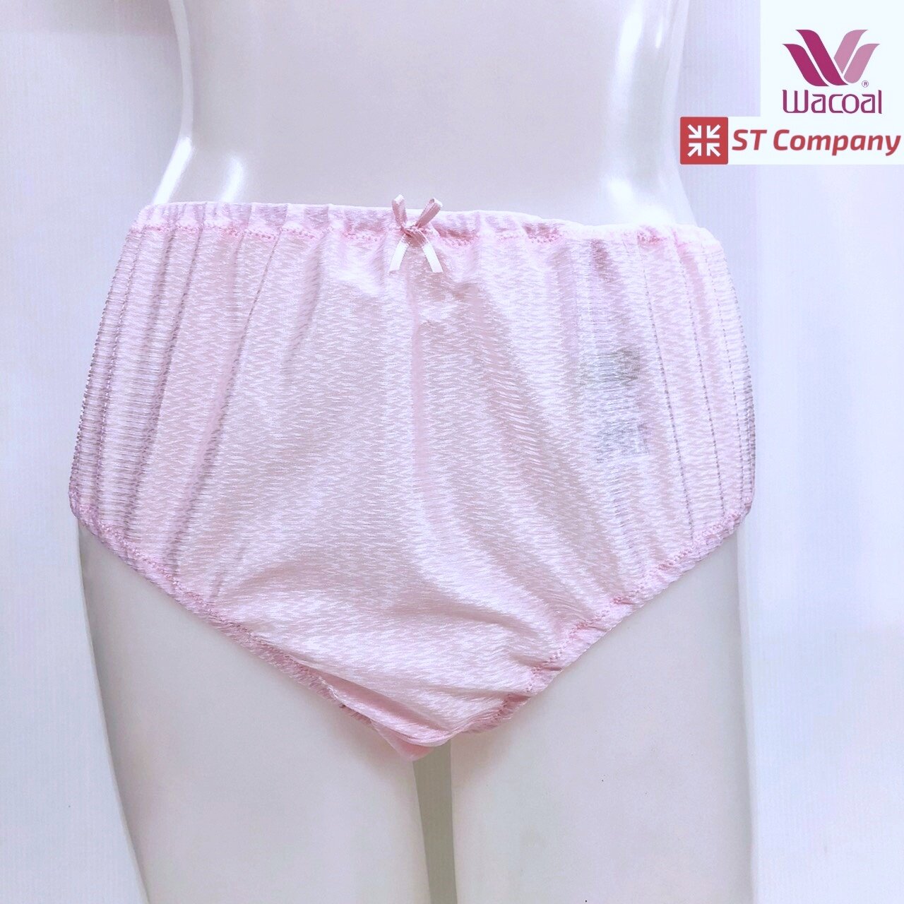 กางเกงในร้อยยาง Wacoal แบบเต็มตัว สีน้ำตาล (OT) รุ่น WU4948 1 ตัว เนื้อผ้าเงางาม ผิวสัมผัสเนียนนุ่ม ใส่สบายซักง่าย แห้งเร็ว วาโก้ ร้อยยาง กางเก