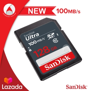 สินค้า SanDisk Ultra SD Card 128GB Class 10 Speed 80MB/s (SDSDUNC_128G_GN6IN) เมมโมรี่ แซนดิส