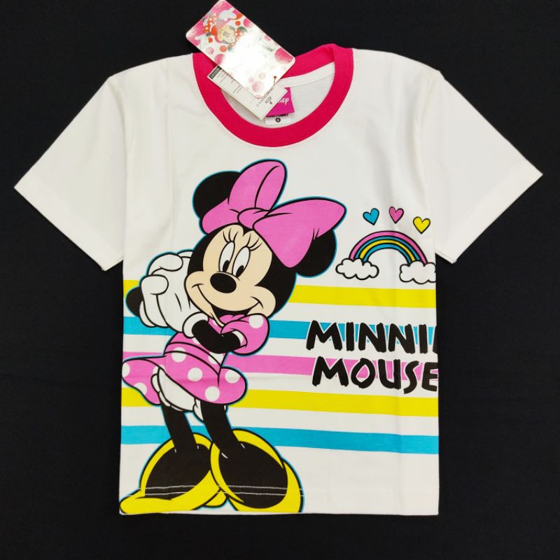 ?ราคาพิเศษ เสื้อยืดเด็ก มิกกี้เมาส์ มินนี่เม้าส์ Mickey mouse Minnie mouse จาก ดิสนี่ย์ Disney ()