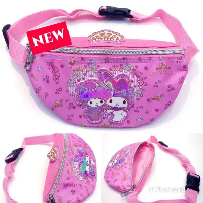 กระเป๋าเด็ก คาดอก คาดเอว (Belt Bag/ Waist Bag) ลายการ์ตูน Sanrio สินค้าใหม่ สินค้าขายดี (9)