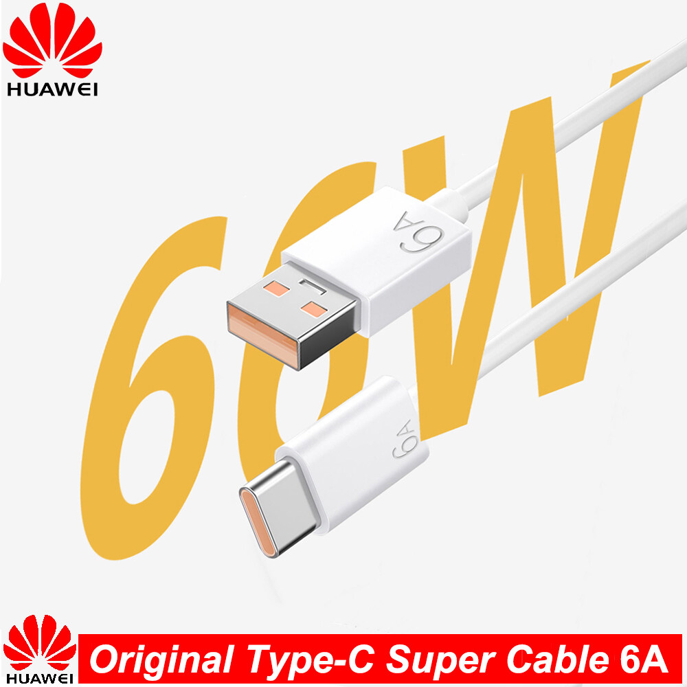 สายชาร์จเร็ว หัวเหว่ย 5A/6A Type-C Data Cable ของแท้ Huawei Super Charger รองรับ รุ่น Mate9/P10/P10plus/P20/P20Pro/P30/P30Pro/Mate20/Mate 20Proรับประกัน1ปี by YunTongDigital