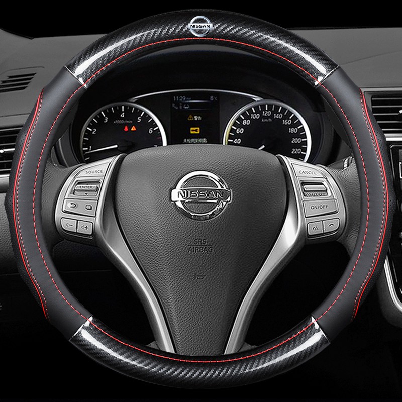 ปลอกพวงมาลัย สำหรับรถยนต์ Nissan Almera XTrail Grand Livina Navara Serena Sylphy Juke Teana Vanette NV200 ราคา 436 บาท*ส่งฟรี