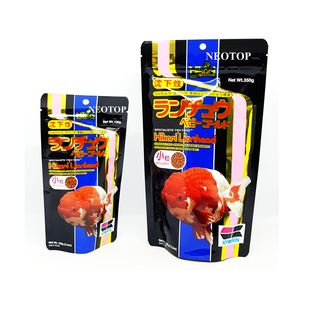 [โปรโมชั่นสุดคุ้ม] Hikari Lionhead, Hikari Gold Fish Food, Small Black Grandet, Drowning 100G, 350 G. fish tank aquarium air pumpKM11.5840❗❗ส่งด่วน❗❗ ราคา 419 บาท*ส่งฟรี