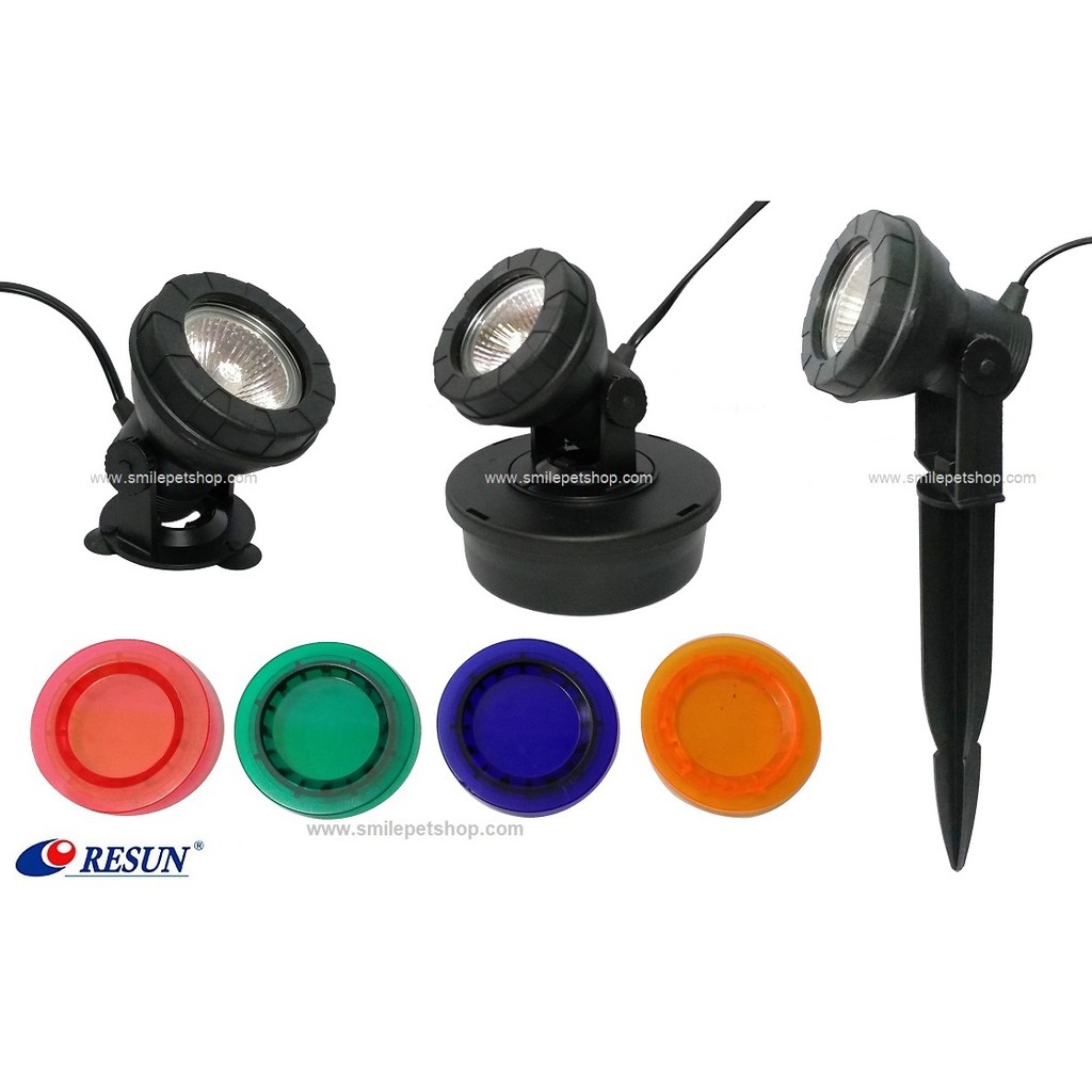 🔥ลดเฉพาะวันนี้🔥 Resun Lirio X 3 (Spotlight for illuminating fish ponds, decorated 1 set of fountains, 3 sets) aquarium fish airpumpKM11.353❗❗โปรโมชั่นพิเศษ❗❗ ราคา 3,179 บาท*ส่งฟรี