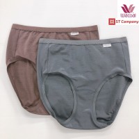 Wacoal Dear Hip Shorts Panty สีดำ-เบจ (BL-BE) 2 ชิ้น รุ่น WU4883 เต็มตัว ไม่มีตะเข็บ กระชับก้น เก็บก้น ทรงเต็มตัว กางเกงใน ผู้หญิง หญิง กางเกงในผู้หญิง วาโก้