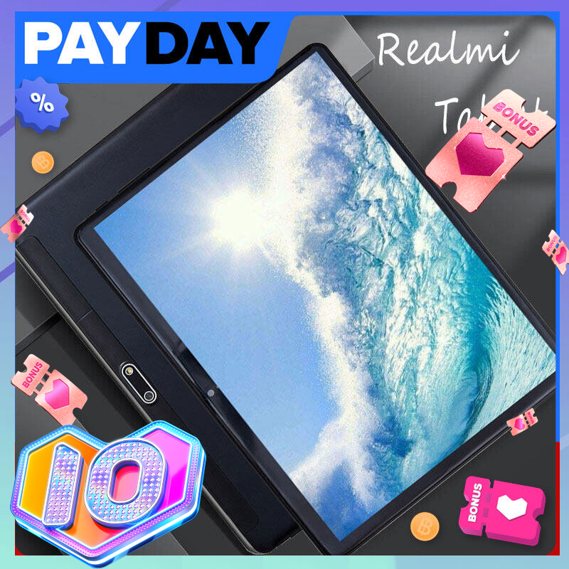 Realmi Thailand Store❗ แท็บเล็ตราคาถูก ใหม่ Android 9.0 tablet แทบเล็ตของแท้256g แท็บเล็ตโทรได้ รองรับภาษาไทย เคสแท็บเล็ต100%นิว แทบเล็ตราคาถูก เมนูไทย Playstore จอใหญ แท็บเล็ตถูกๆ แท็บเล็ต realmi 2021 แท็บเล็ตโทรได้5g