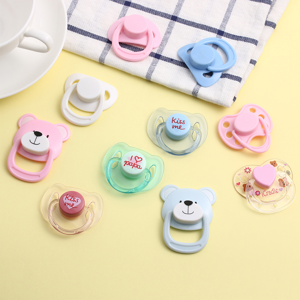 JIYAN2866 Lovely Accessories Kids Toy Handmade Simulation New Baby Dummy Nipples Doll Magnet Pacifier