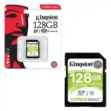 ภาพขนาดย่อของสินค้าdennise mall Kingston SD Card Canvas Select 32/64/128 GB Class 10 ความเร็ว 80/10MB/s (พร้อมส่ง)