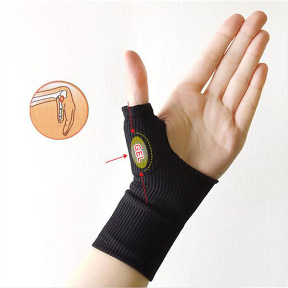 GHRDU Splint การบีบอัดเติมเจล Stabilizer ถุงมือบำบัดรั้งและรองรับถุงมือลดอาการปวดข้อถุงมือนิ้วโป้ง