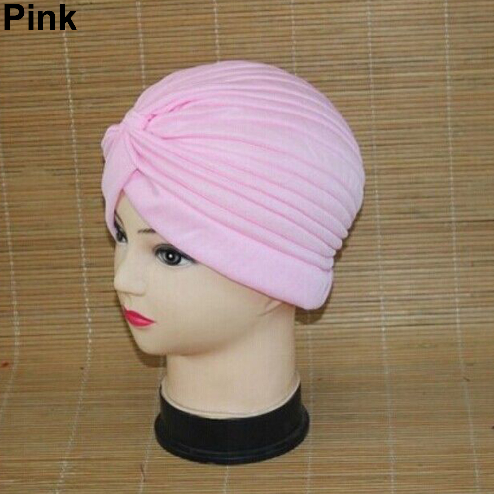 Seafeel ของผู้หญิงยืดผ้าโพกหัวหัวตัดวง chemo ผ้าพันคอฮิญาบจีบหมวกอินเดีย
