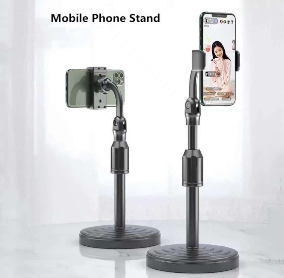 ขาตั้งมือถือ ขาตั้งโทรศัพท์ ที่จับโทรศัพท์ ที่วางโทรศัพท์ Universal Retractable Mobile Phone Holder Desktop ใข้งานง่าย สวดวกพกพา