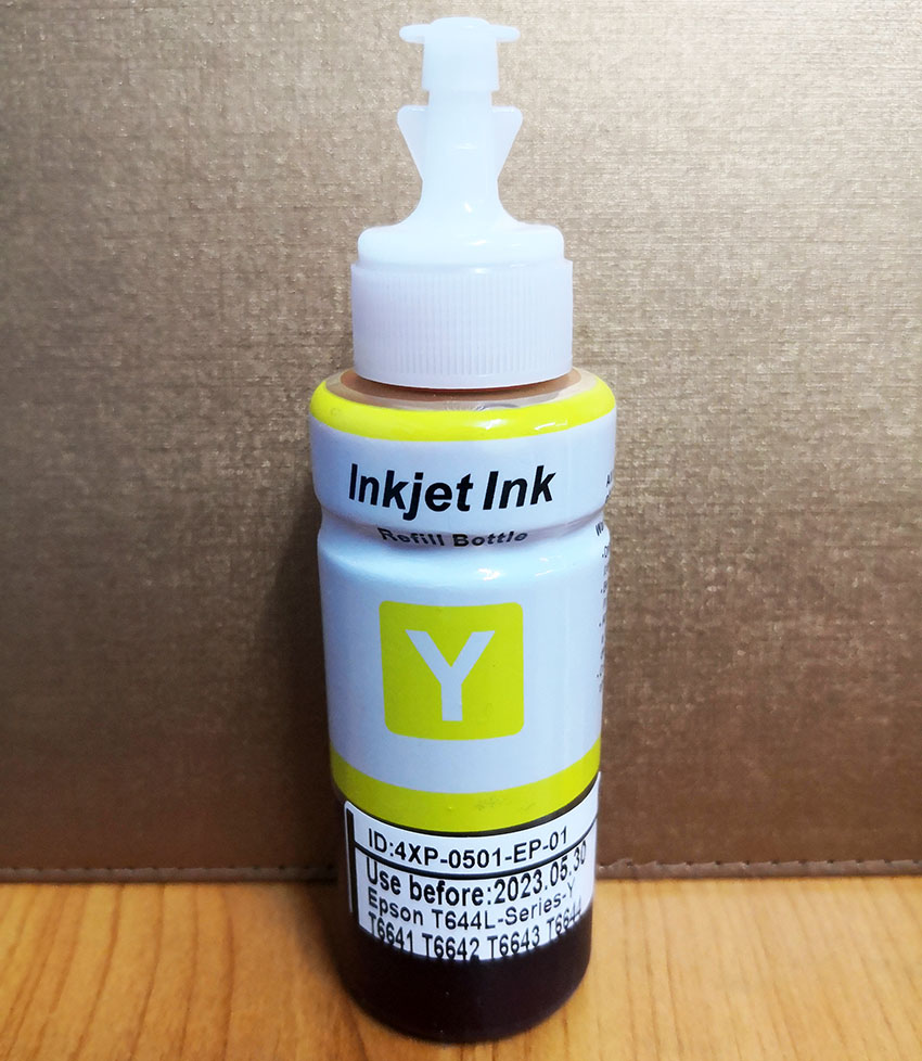 หมึก​เติม For Epson  Ink T6641 T6642 T6643 T6644 มีกล่อง​(ขวดละ100ml)