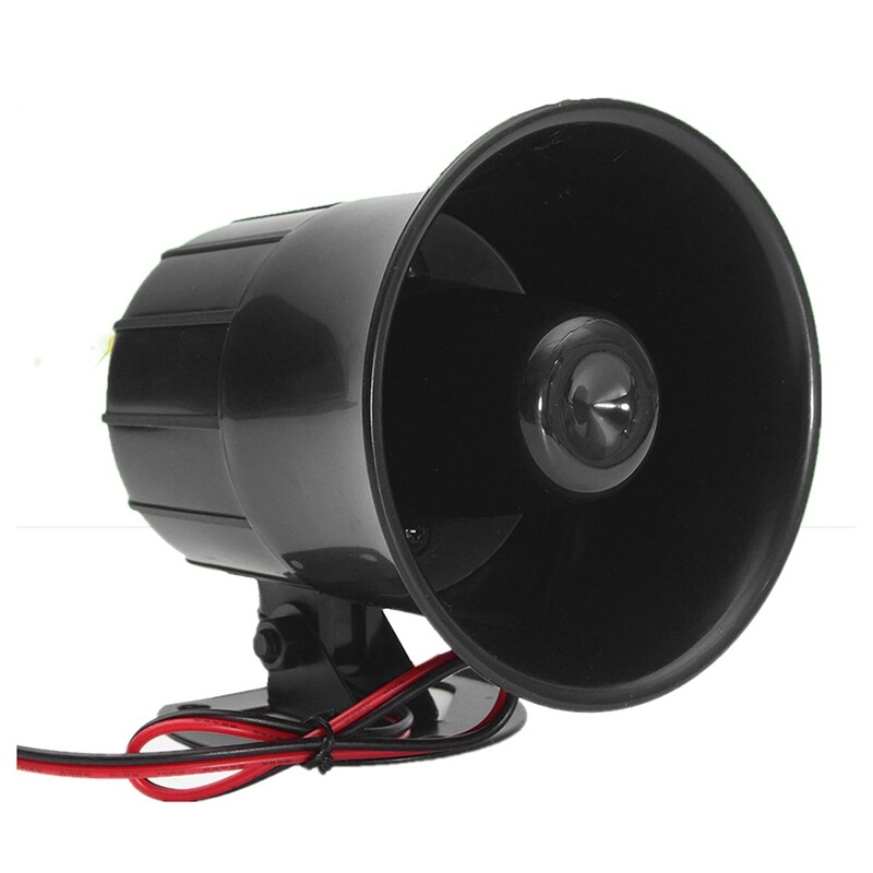 12V 20W Car Truck RV Air Electric Siren Horn Speaker Van PA Loud Sound