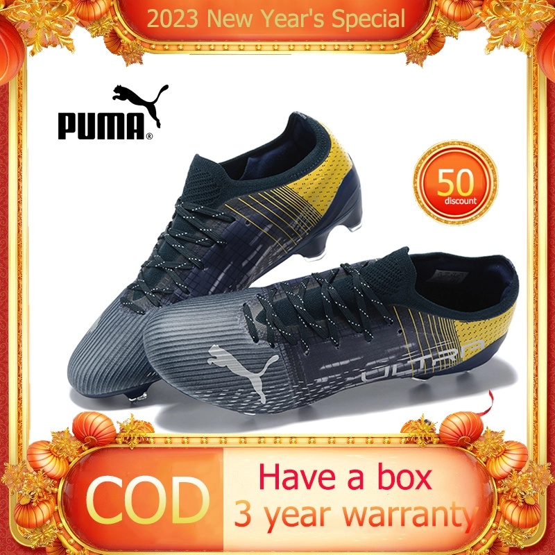 ภาพหน้าปกสินค้าPuma Ultra 1.3 FG/สีน้ำเงิน Men's รองเท้าฟุตซอล - The Same Style In The Mall-Football Boots-Have a box