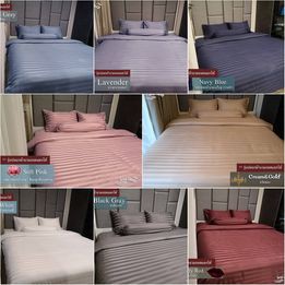 เซตผ้าปู+ปลอกผ้านวม (ไม่รวมไส้นวม) ชุดผ้าปูที่นอนโรงแรม (Luxury Bedding) Soul Sleep ราคา 2,309 บาท*ส่งฟรี