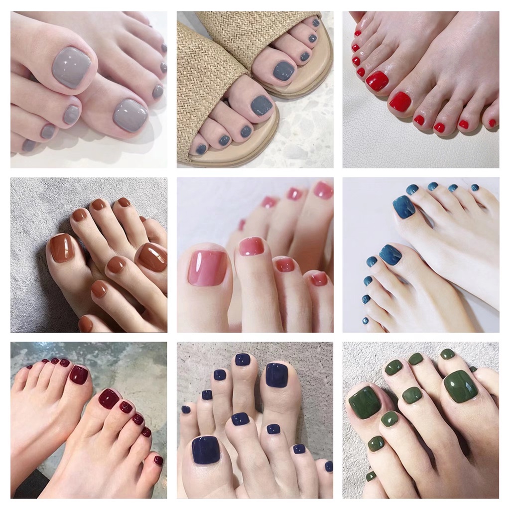 Bộ 24 móng tay giả móng giả móng giả dài