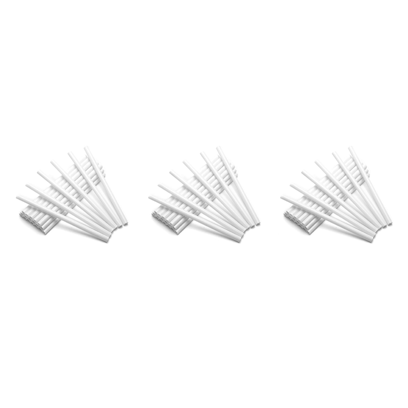 50 Pcs Plastic White Cake Dowel Rods For Tiered Cake Construction