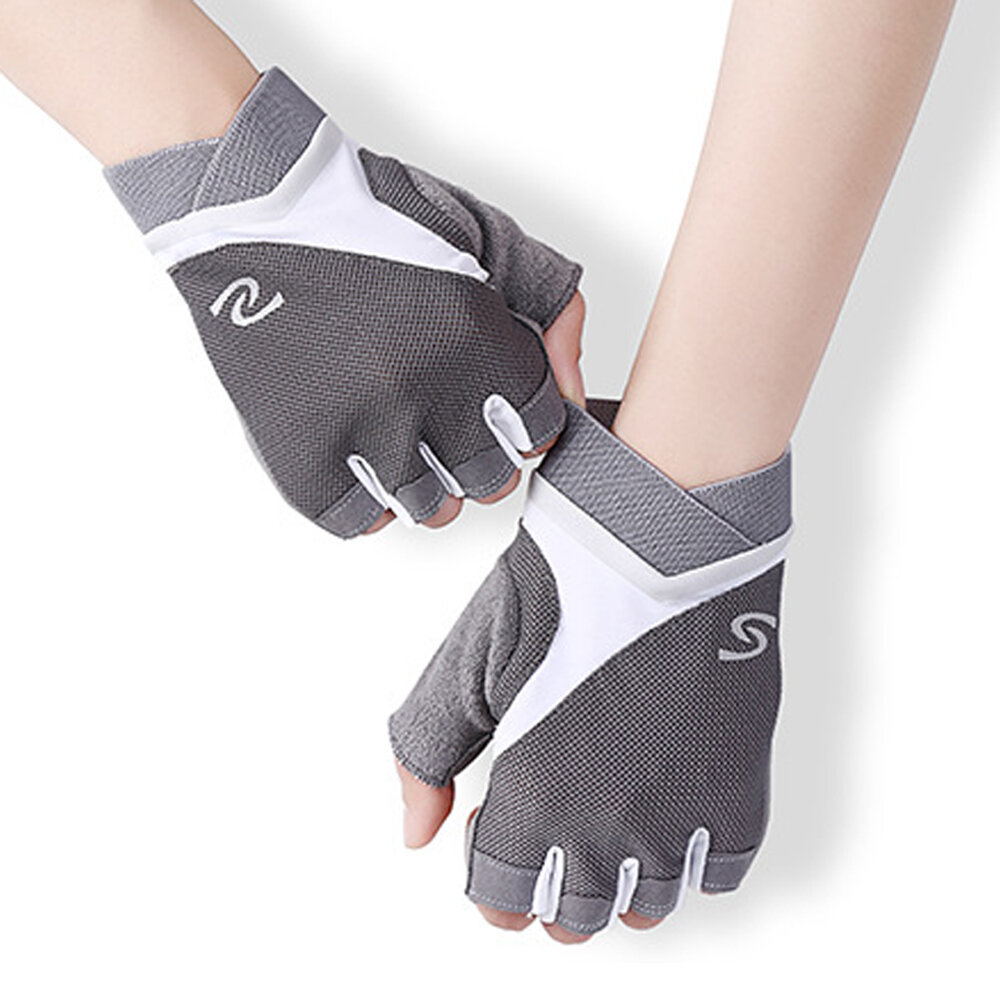 FIT360 ถุงมือฟิตเนส ถุงมือฟิตเนสผู้หญิง (F) ถุงมือออกกำลังกายแบบเปิดนิ้ว ถุงมือยกน้ำหนัก ถุงมือยกเวท