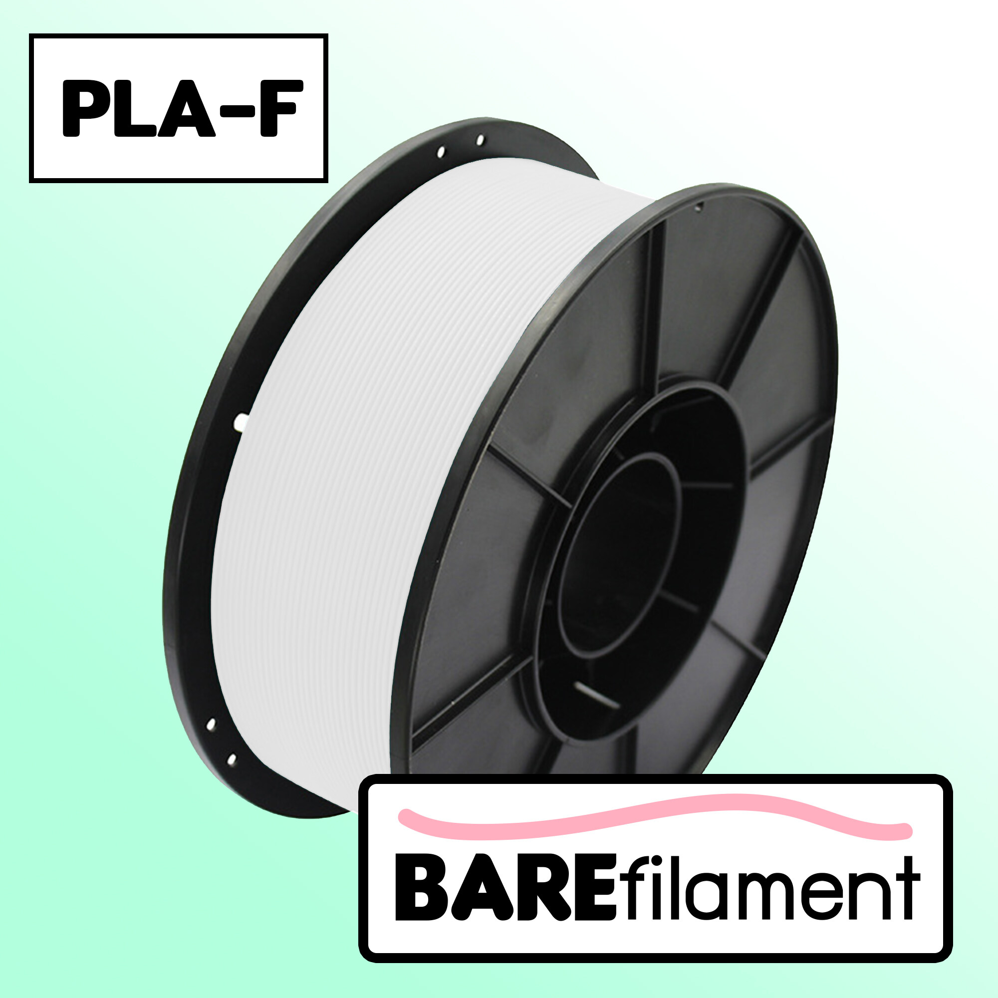 PLA เส้นพลาสติก ABS 3D BAREfilament PLA filament 1.75mm 1kg เส้นพลาสติกคุณภาพส่งออก พิมพ์ง่าย ไร้กลิ่น สำหรับ 3D Printer