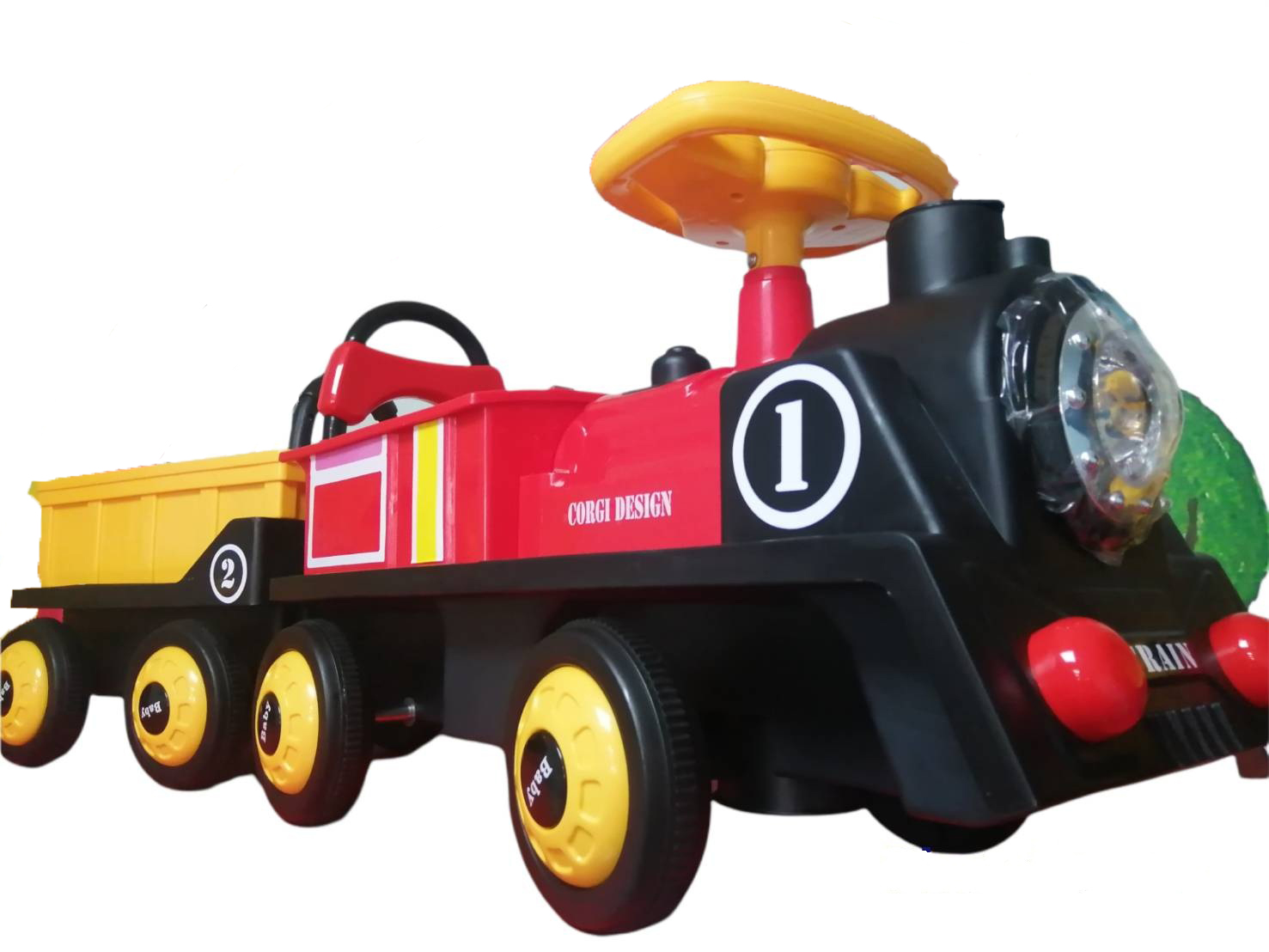 Mini-Train 6V.มินิ เทรน รถไฟแบตเตอรี่ ขนาด 6v รถเด็กเล่น รถไฟเด็ก รถนั่ง 20K90301 ราคา 3,299 บาท*ส่งฟรี