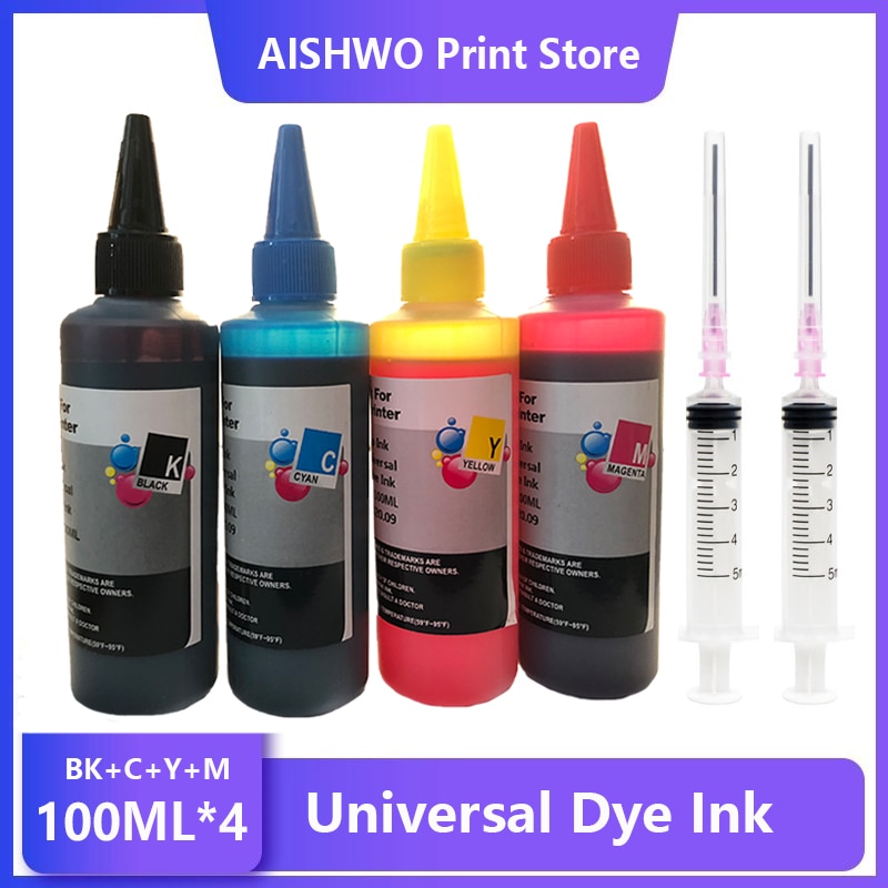 100Ml Mực Nhuộm Bộ Đổ Mực Cho Máy In Canon PG510 CL511 PG 540 545 445 440